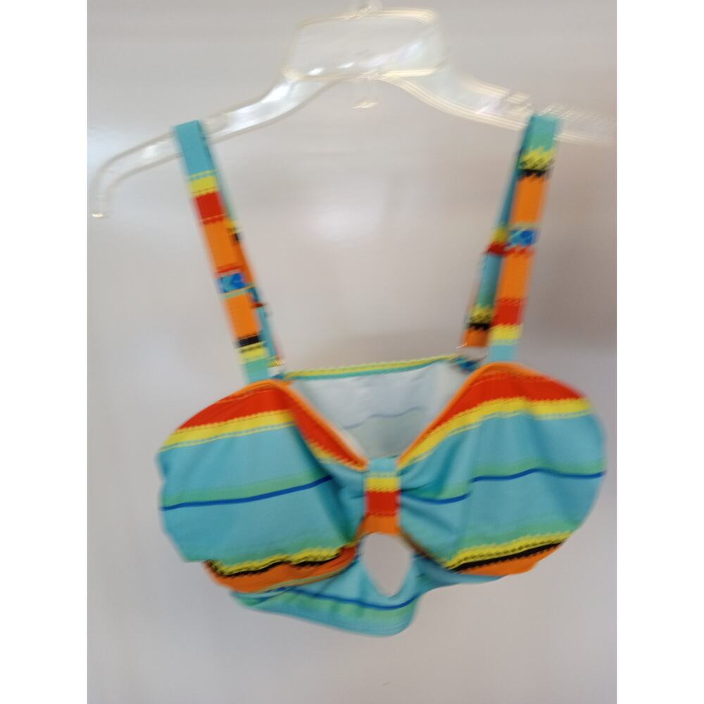 2 pc Summery Colored Tankini Sz 3X 0330